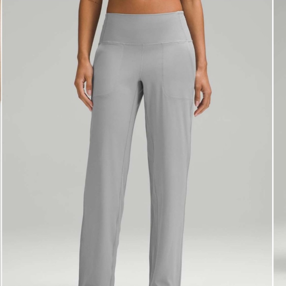 Lululemon Align High-Rise Wide-Leg Pant 31” Rhino Grey/6